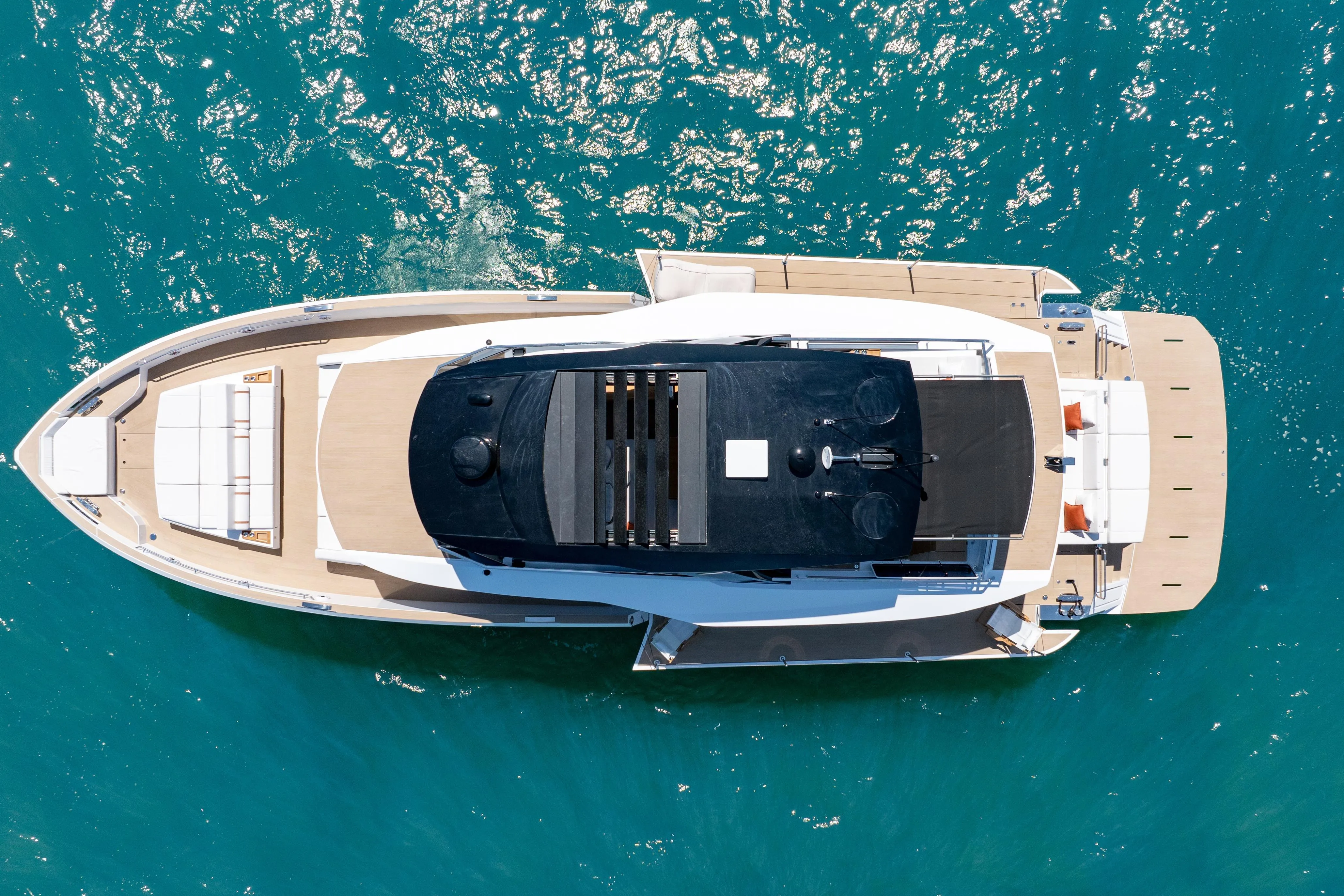 Aerial top down view of the Pardo E72