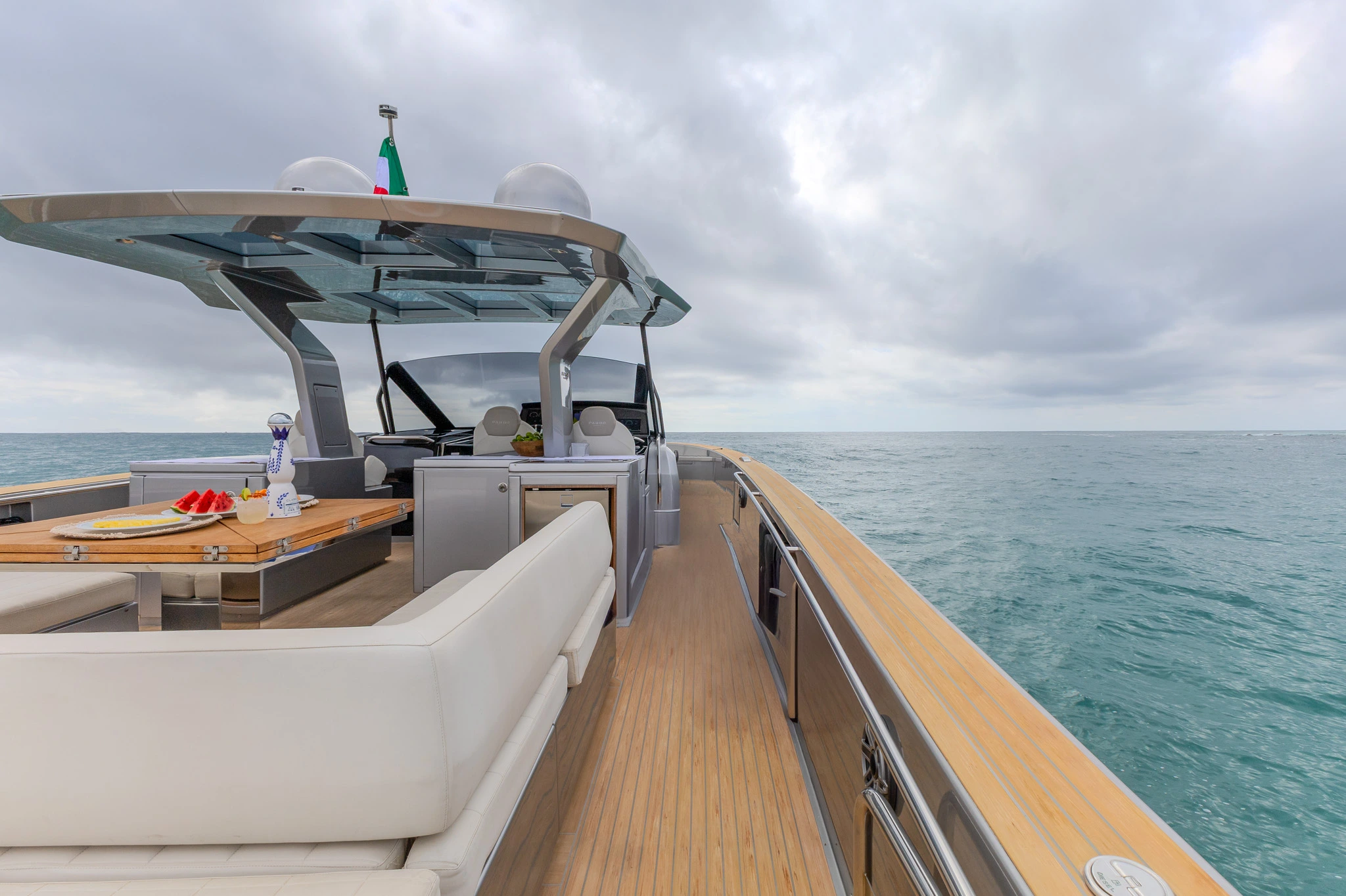 CIAO Yacht exterior and yacht deck