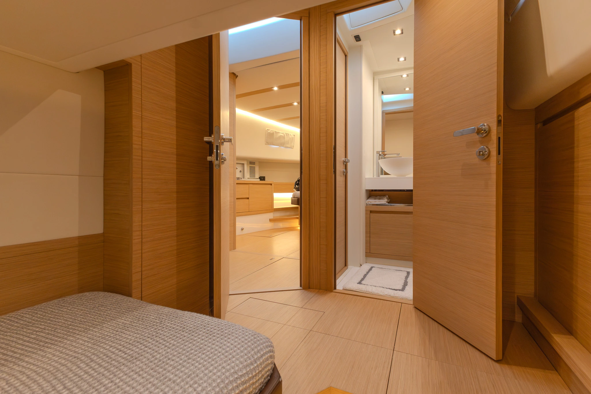 The interior of CIAO Yacht