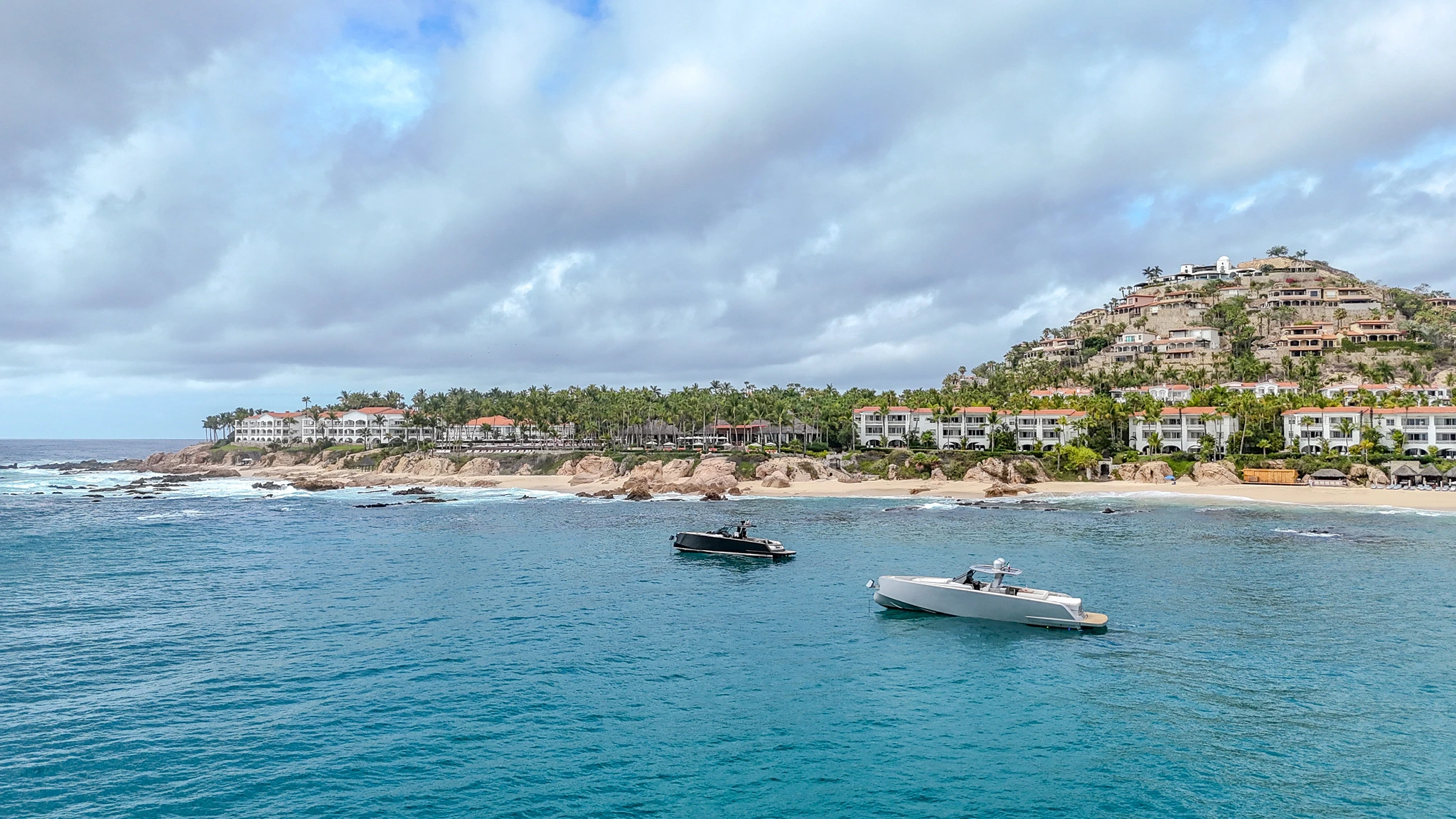 CIAO Yacht and other boat off the coast of CABO